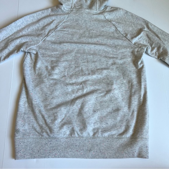 Athleta Girl Speckled Hoodie Sweatshirt L/12 - Picture 10 of 10